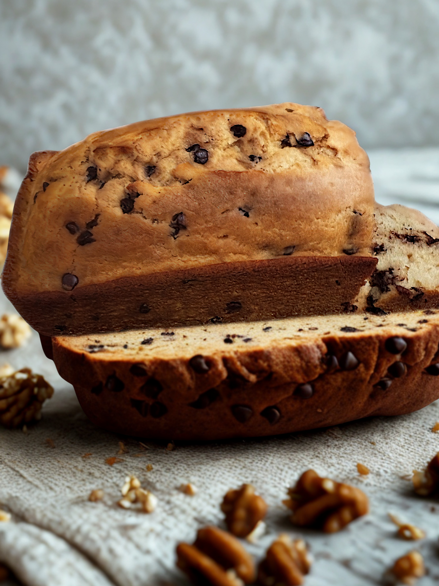 Mini Chocolate Chip Nut Loaf